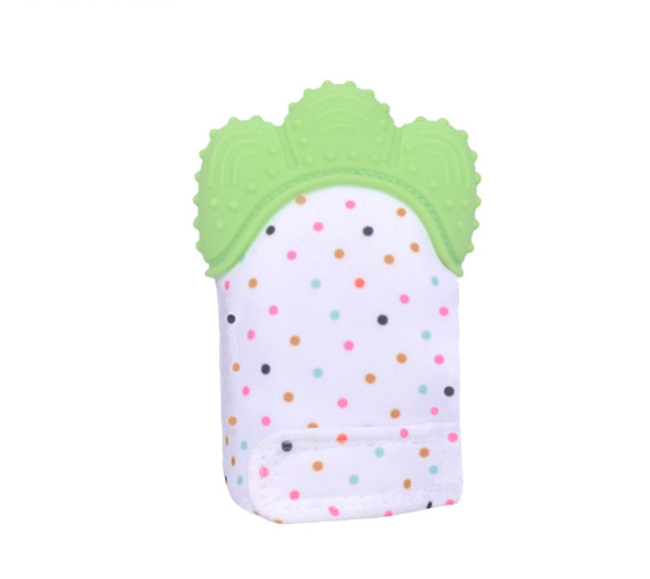 Baby Silicone Teething Gloves – Anti-Bite Molar Toy with Sound for Infants