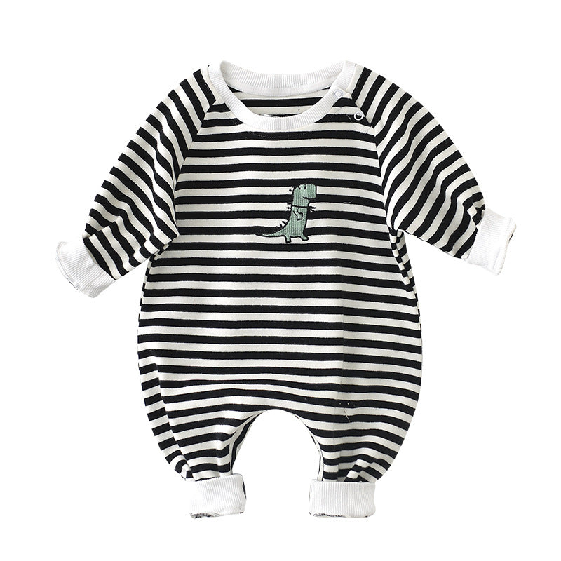 Baby Dinosaur Jumpsuit – Cute Long-Sleeve Onesie for Boys & Girls