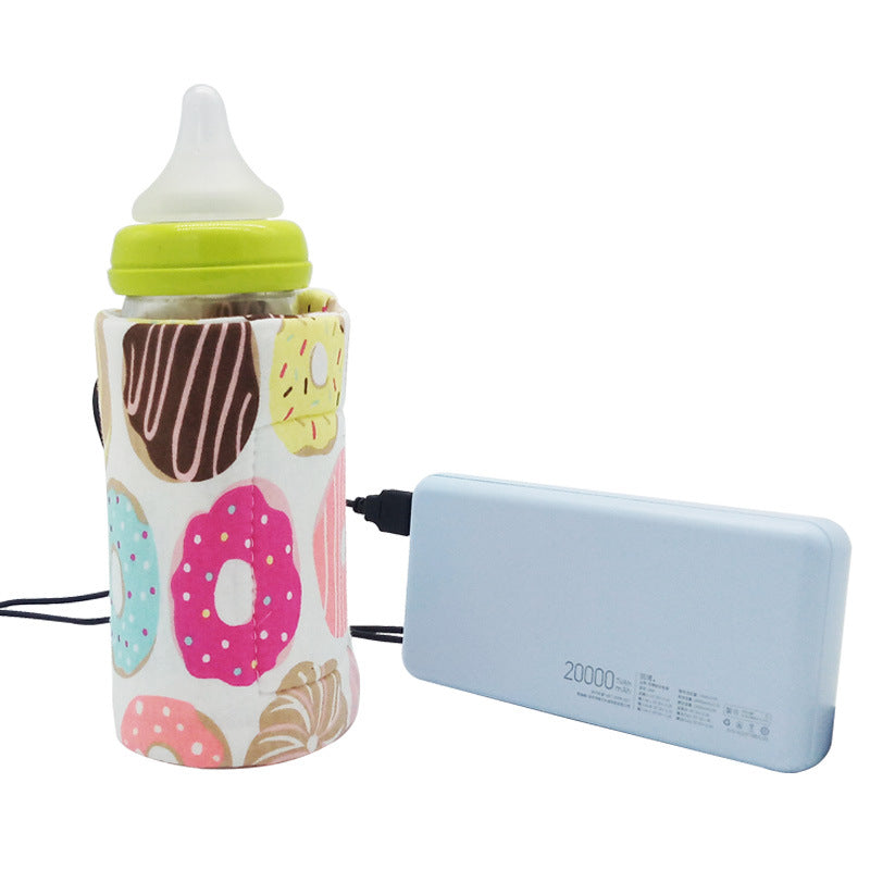 Portable Baby Bottle Warmer Cover – USB Travel Stroller Insulated Bag