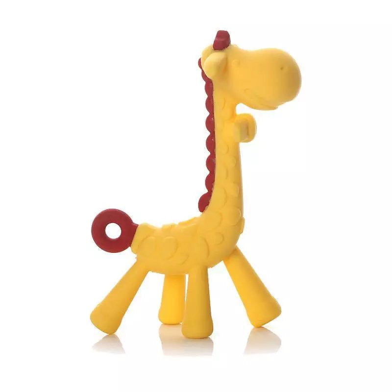 Baby Giraffe Teether – Soft Silicone Molar Stick Toy for Infants