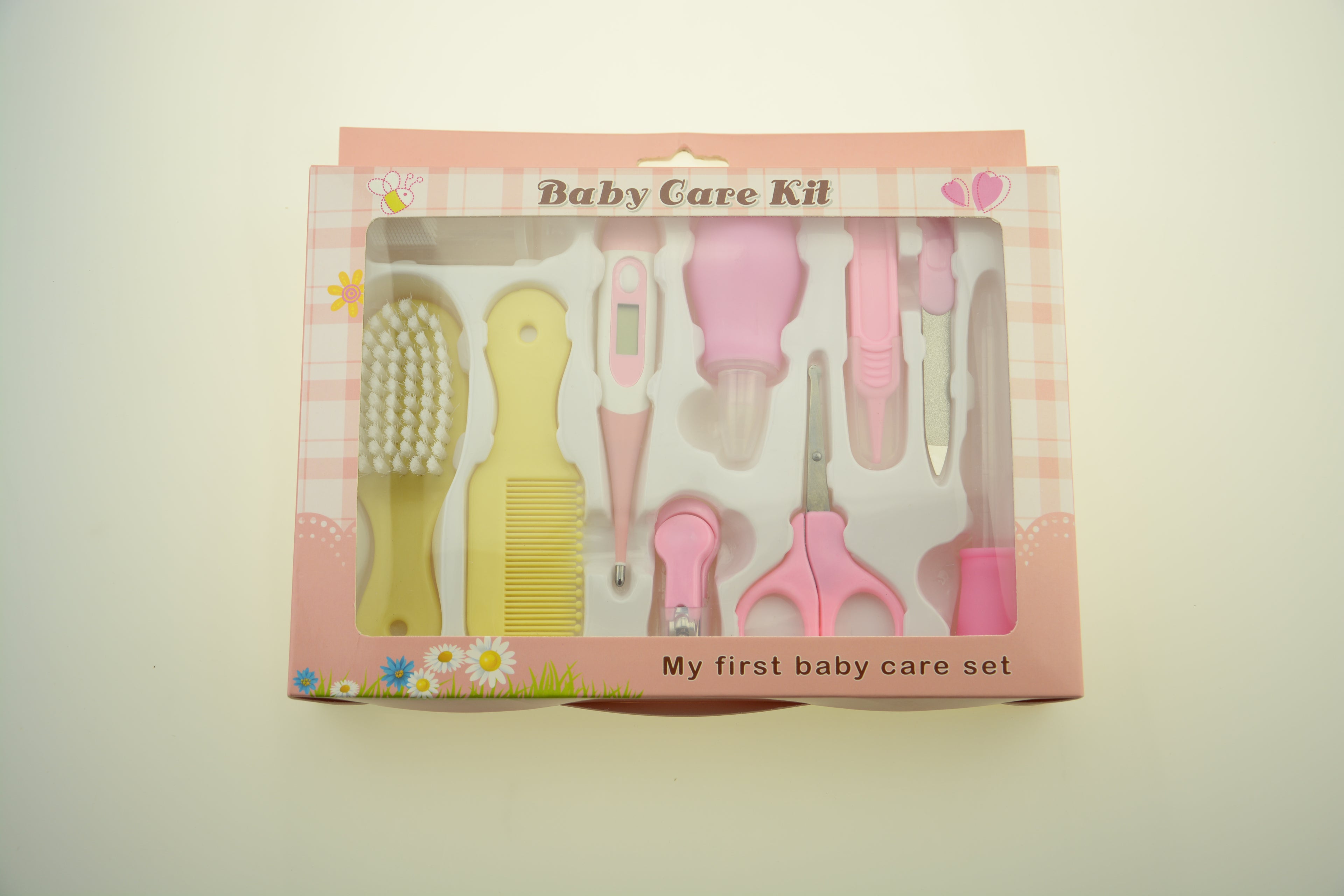 Baby Care Essentials Kit – 10-Piece Nail Clipper, Nasal Aspirator & Thermometer Set