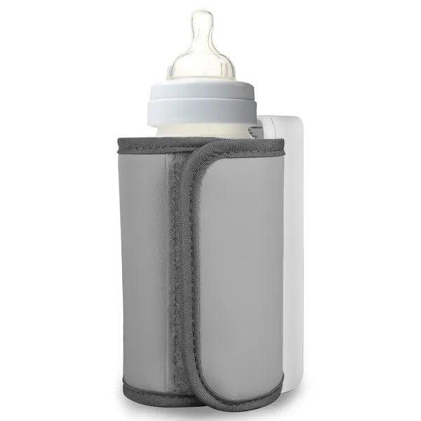Portable Baby Bottle Warmer – USB Rechargeable, 6 Heat Levels, Keeps Milk Warm 5hrs