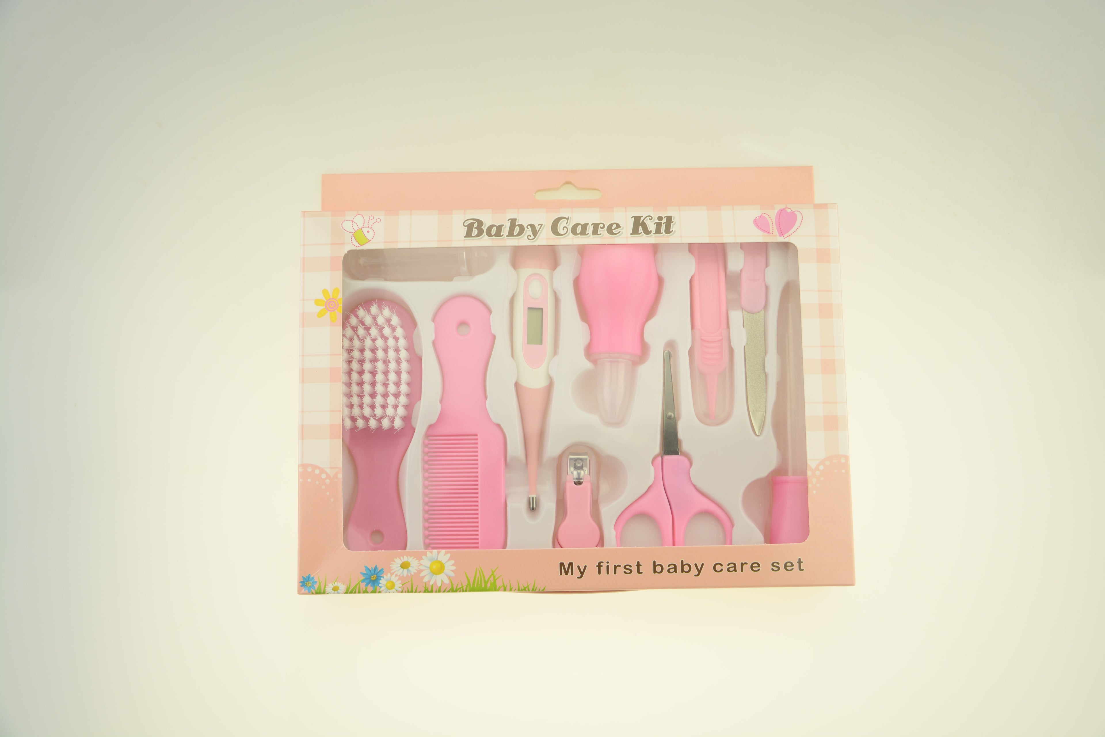 Baby Care Essentials Kit – 10-Piece Nail Clipper, Nasal Aspirator & Thermometer Set