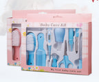 Baby Care Essentials Kit – 10-Piece Nail Clipper, Nasal Aspirator & Thermometer Set