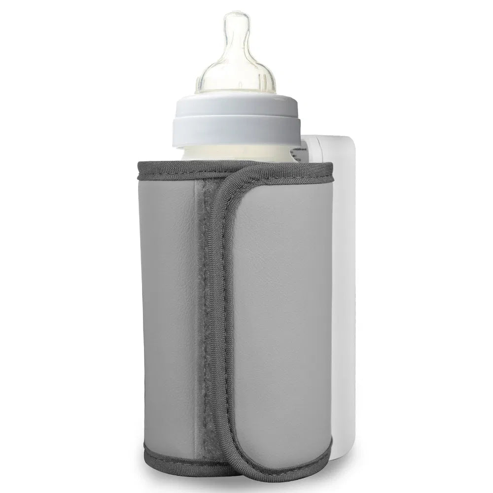 Portable Baby Bottle Warmer – USB Rechargeable, 6 Heat Levels, Keeps Milk Warm 5hrs