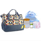 Baby Diaper Bag Set – 5-Piece Tote with Changing Pad & Insulated Pockets